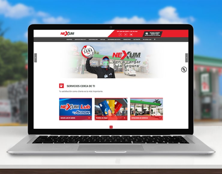 Nexum - Página web - Marketing
