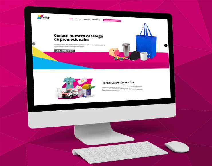 Servicios Gráficos - Página web